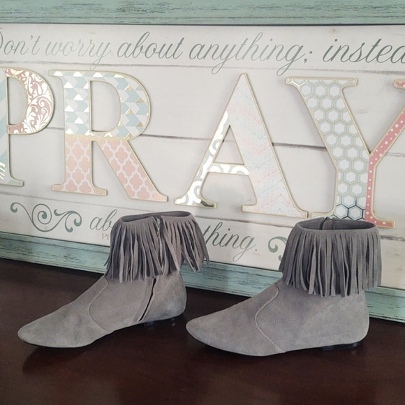 Sam Edelman Ursula fringe suede boots - Picture 4 of 6